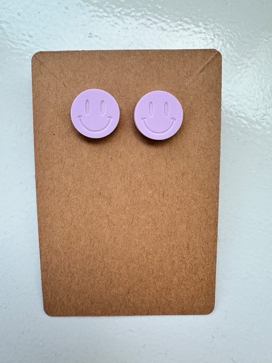 Smiley Face Stud Earrings